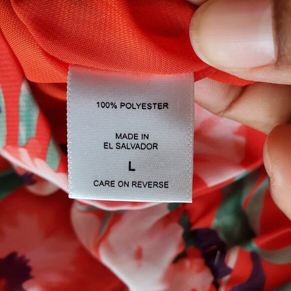 Sweet Pea For NY&Co By Stacy Frati Flora Wide Leg Flowy Pants L - Picture 7 of 9